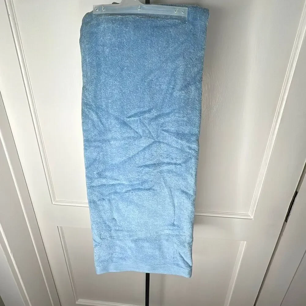 Grand Prix Country Blue 3 Piece Towel Set Sea Shells, Fan Nwot
